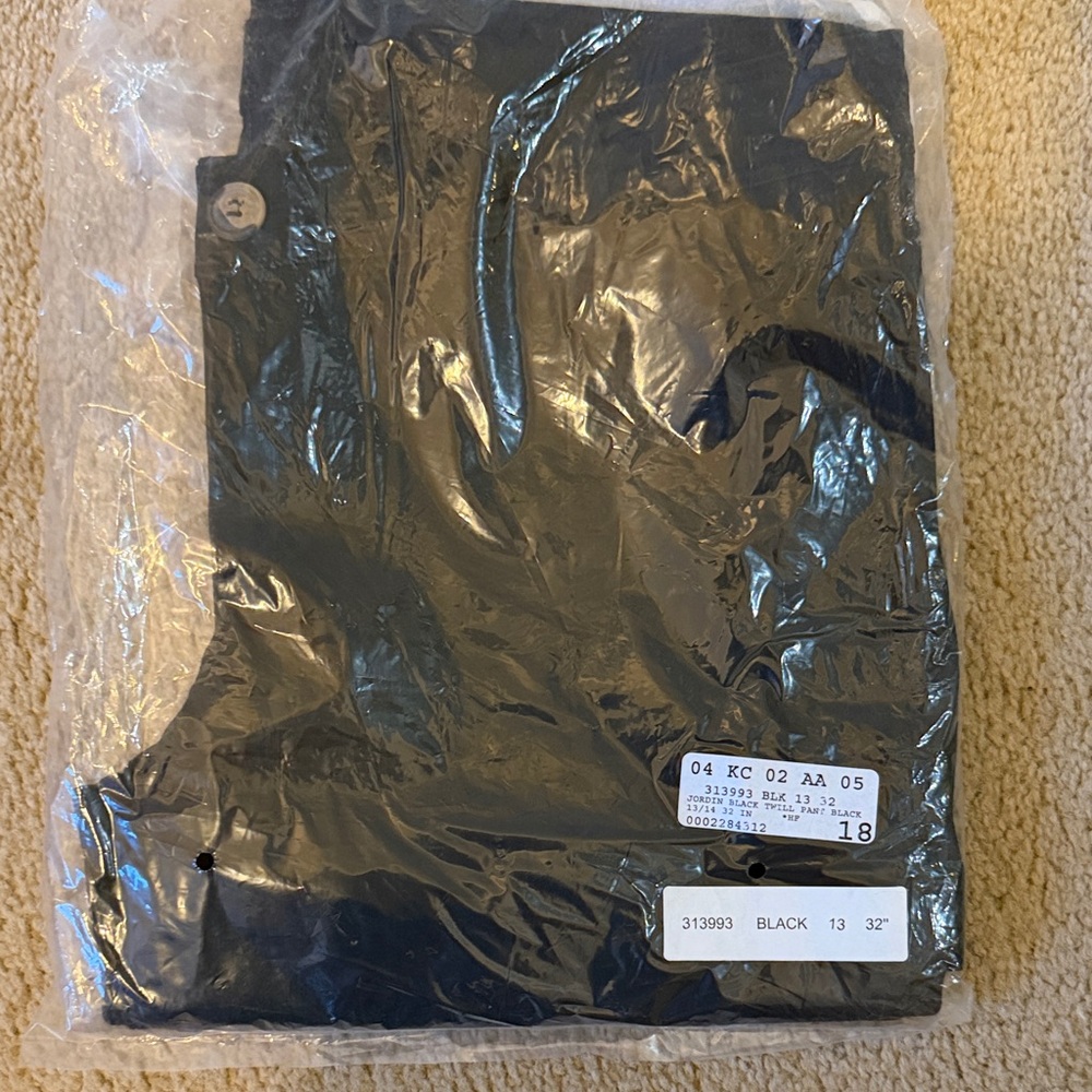 dELiA*s Jordin Twill Black Trousers